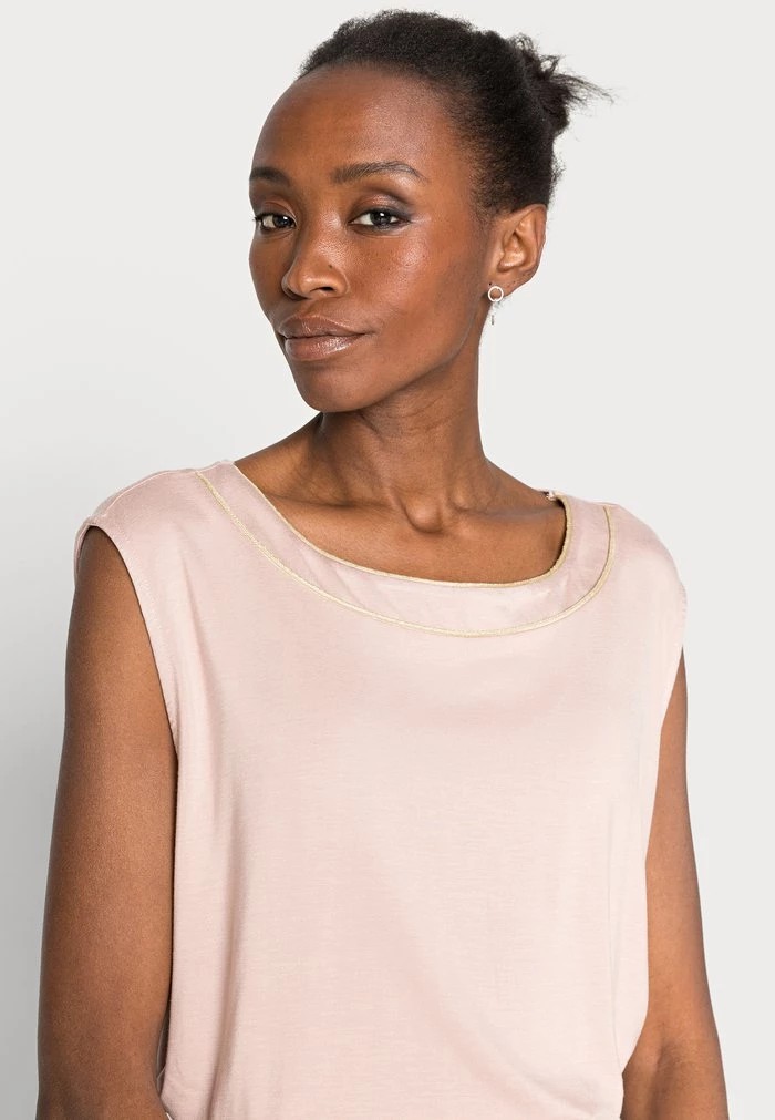 T-Shirt ANNA FIELD Anna Field Top Rose Femme | FGS-4924620